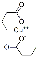 copper dibutyrate Struktur