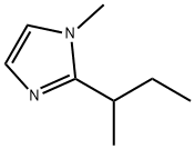 1-Methyl-2-(1-methylpropyl)-1H-imidazole Struktur