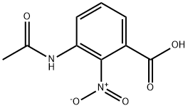 3-ACETYLAMINO-2-NITROBENZOIC ACID Struktur