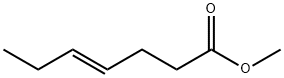 (E)-4-Heptenoic acid methyl ester Struktur