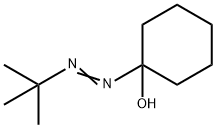 1-[(1,1-dimethylethyl)azo]cyclohexan-1-ol  Struktur