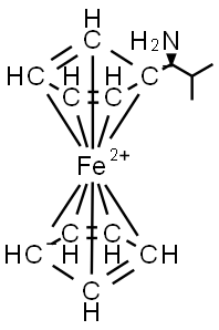 (S)-(-)-N,N-DIMETHYL-1-FERROCENYLETHYLAMINE Struktur