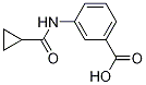 3-[(cyclopropylcarbonyl)amino]benzoic acid Struktur