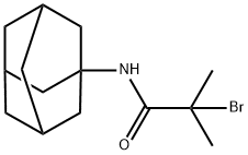 N1-(1-ADAMANTYL)-2-BROMO-2-METHYLPROPANAMIDE Struktur