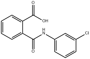 2-{[(3-CHLOROPHENYL)AMINO]CARBONYL}-BENZOIC ACID Struktur