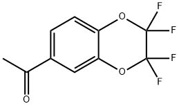 6-ACETYL-2,2,3,3-TETRAFLUOROBENZO-1,4-DIOXANE Struktur