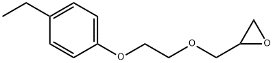 Oxirane, [[2-(4-ethylphenoxy)ethoxy]methyl]- (9CI) Struktur