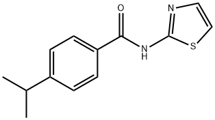 Benzamide, 4-(1-methylethyl)-N-2-thiazolyl- (9CI) Struktur