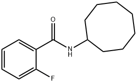 Benzamide, N-cyclooctyl-2-fluoro- (9CI) Struktur