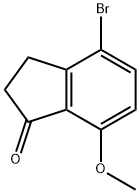 4-溴-7-甲氧基-1-茚滿酮, 5411-61-0, 結(jié)構(gòu)式