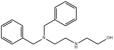 2-[2-(dibenzylamino)ethylamino]ethanol Struktur