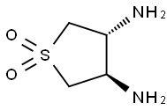 3,4-Thiophenediamine,tetrahydro-,1,1-dioxide,trans-(9CI) Struktur