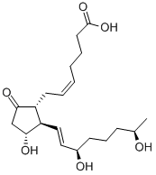 15(R)-19(R)-HYDROXY PROSTAGLANDIN E2 Struktur