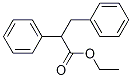 Benzenepropanoic acid, .alpha.-phenyl-, ethyl ester Struktur