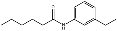 Hexanamide, N-(3-ethylphenyl)- (9CI) Struktur