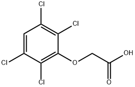 (2,3,5,6-Tetrachlorophenoxy)acetic acid Struktur