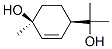 trans-4-hydroxy-alpha,alpha,4-trimethylcyclohex-2-ene-1-methanol Struktur