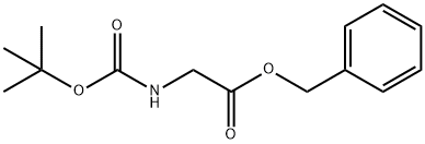 TERT-BUTOXYCARBONYLAMINO-ACETIC ACID BENZYL ESTER Struktur