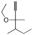1-Hexyne, 3-ethoxy-3,4-dimethyl- Struktur