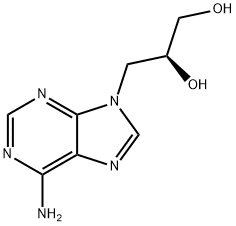 9-[(2S)-2,3-Dihydroxypropyl]-9H-purine-6-amine Struktur