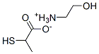 (2-hydroxyethyl)ammonium 2-mercaptopropionate Struktur