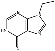 9-ethyl-6-mercaptopurine Struktur