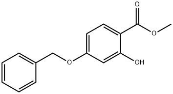 4-ベンジルオキシサリチル酸メチル 化學(xué)構(gòu)造式