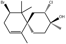 (2S,3S,6S,10R)-10-Bromo-2-chloro-3,7,11,11-tetramethylspiro[5.5]undec-7-en-3-ol Struktur