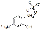 [4-ammonio-2-hydroxyphenyl]ammonium sulphate Struktur