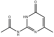 2-acetylamino-6-methyl-3H-pyrimidin-4-one Struktur