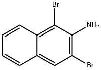 1,3-dibromonaphthalen-2-amine  Struktur