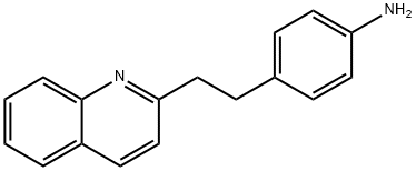 4-(2-quinolin-2-ylethyl)aniline Struktur