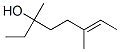 3,6-Dimethyl-6-octen-3-ol Struktur