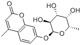 4-METHYLUMBELLIFERYL-ALPHA-L-FUCOPYRANOSIDE Structure