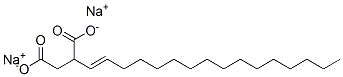 disodium hexadecenylsuccinate Struktur