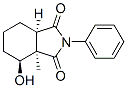 (3aR,7aα)-3a,4,5,6,7,7a-Hexahydro-4β-hydroxy-3aα-methyl-2-phenyl-1H-isoindole-1,3(2H)-dione Struktur