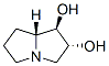 1H-Pyrrolizine-1,2-diol,hexahydro-,(1R,2R,7aR)-(9CI) Struktur