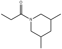 Piperidine, 3,5-dimethyl-1-(1-oxopropyl)- (9CI) Struktur