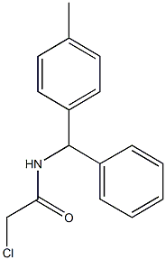 2-CHLORO-N-[(4-METHYLPHENYL)(PHENYL)METHYL]ACETAMIDE Struktur