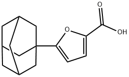 5-(1-adamantyl)-2-furoic acid Struktur