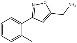 C-(3-O-TOLYL-ISOXAZOL-5-YL)-METHYLAMINE Struktur