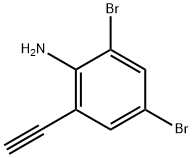 2,4-DIBROMO-6-ETHYNYL-PHENYLAMINE Struktur