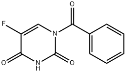 1-Benzoyl-5-fluorouracil Struktur