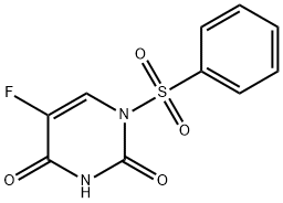 1-(Phenylsulfonyl)-5-fluorouracil Struktur