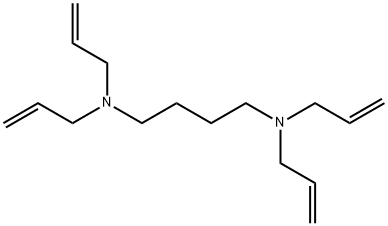 N,N,N',N'-TETRAALLYL 1,4-DIAMINO BUTANE Struktur