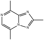 2,5,8-Trimethyl[1,2,4]triazolo[1,5-a]pyrazine Struktur