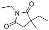 1,3-Diethyl-3-methyl-2,5-pyrrolidinedione Struktur