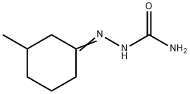 3-Methylcyclohexanone semicarbazone Struktur