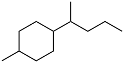 1-Methyl-4-(1-methylbutyl)cyclohexane Struktur