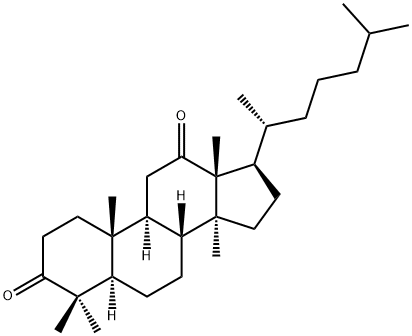 Lanostane-3,12-dione Struktur